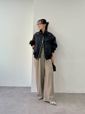 「アイテム（ジャケット/アウター）」を使った、miyakoshi＿87さん（レディース・158cm）の秋コーディネート