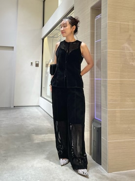 「Drawing Numbers（ドローイング ナンバーズ）のアイテム」を使った、miyakoshi＿87さん（レディース・158cm）の夏コーディネート