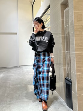 「アイテム（チョーカー）」を使った、miyakoshi＿87さん（レディース・158cm）の冬コーディネート