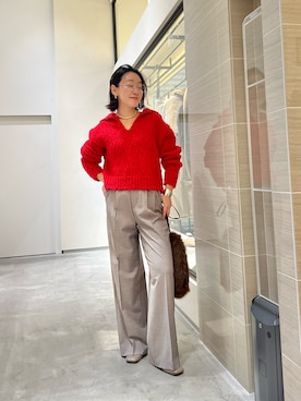 「ウィムガゼット」｜「アイテム（ブーツ）」を使った、miyakoshi＿87さん（レディース・158cm）の冬コーディネート