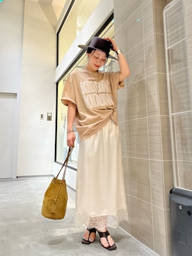 「marco masi（マルコマージ）のアイテム」を使った、miyakoshi＿87さん（レディース・158cm）の春コーディネート