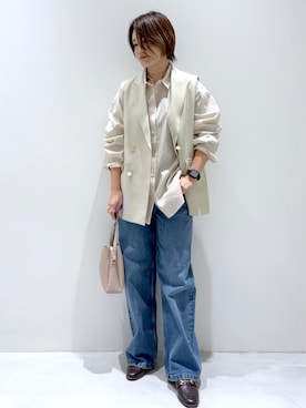 「HusHusH（ハッシュアッシュ）のアイテム」を使った、kojiさん（レディース・162cm）の春コーディネート