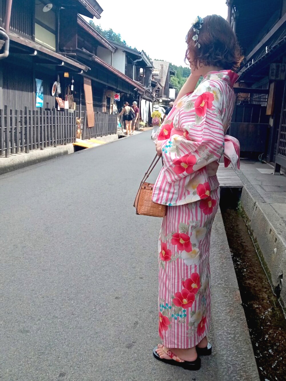 「ゆかた、浴衣」｜「レンタルのアイテム（浴衣、ピンク系）」を使った、Saltさん（レディース・152cm）の夏コーディネートの1枚目の写真