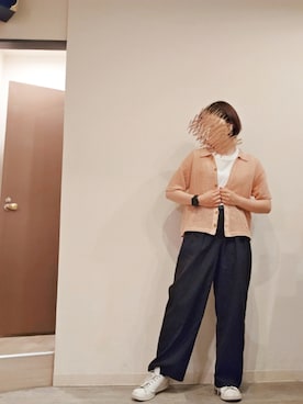 「アイテム（チノパンツ）」を使った、R!◎N.さん（レディース・156cm）の夏コーディネート