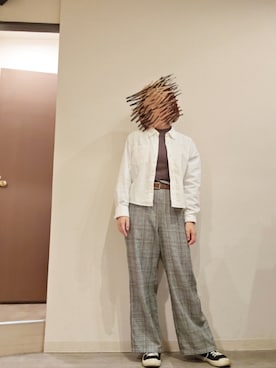 「アイテム（マウンテンパーカー）」を使った、R!◎N.さん（レディース・156cm）の秋コーディネート