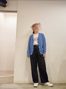 「アイテム（スタジャン）」を使った、R!◎N.さん（レディース・156cm）の冬コーディネート