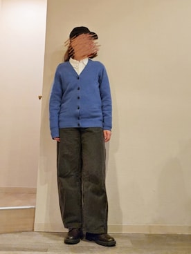 「GU（ジーユー）のアイテム（キャップ）」を使った、R!◎N.さん（レディース・156cm）の春コーディネート