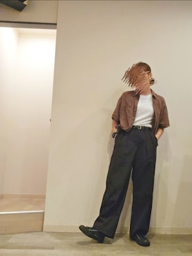 「アイテム（チノパンツ）」を使った、R!◎N.さん（レディース・156cm）の夏コーディネート