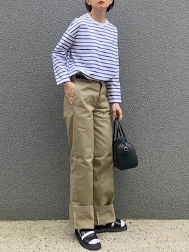 「CURI BISCUI（キュリ　ビスキュイ）のアイテム」を使った、SIZUさん（レディース・156cm）の春コーディネート