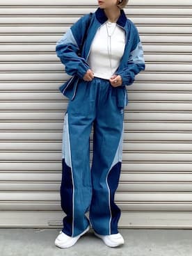 「アイテム（ブルゾン）」を使った、SIZUさん（レディース・156cm）の秋コーディネート