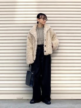 SIZUさん(レディース・156cm)の冬コーディネート