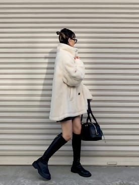 SIZUさん（レディース・156cm）の冬コーディネート