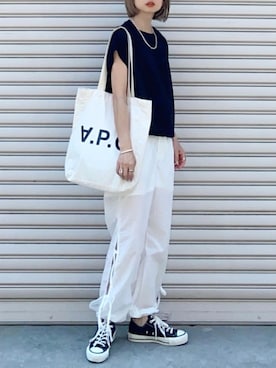 SIZUさん（レディース・156cm）の夏コーディネート