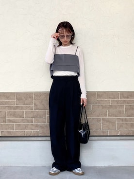 「feepur（フェピュール）のアイテム」を使った、SIZUさん（レディース・156cm）の冬コーディネート