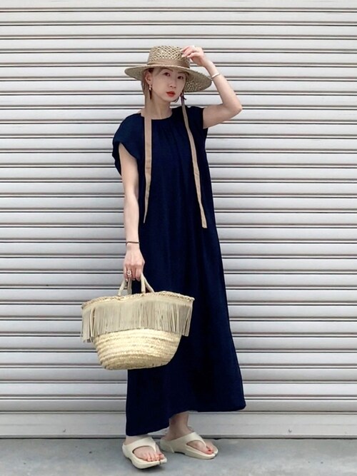 セール】【アトレ恵比寿&WEB限定】タックスリーブワンピース セール】【アトレ恵比寿&WEB限定】タックスリーブワンピース