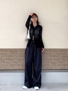 「アイテム（ファンデーション）」を使った、SIZUさん（レディース・156cm）の春コーディネート