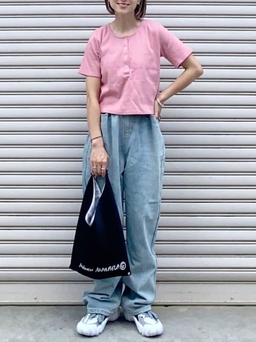 Sizu Tiptopのtシャツ カットソーを使ったコーディネート Wear Sizu Tiptopのtシャツ カットソーを使ったコーディネート Wear