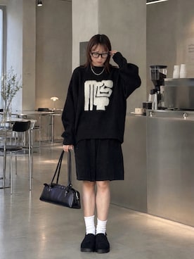 「TUWAKRIM（トゥワクリム）のアイテム」を使った、SIZUさん（レディース・156cm）の秋コーディネート