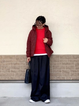 SIZUさん（レディース・156cm）の冬コーディネート