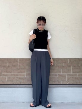 「PAES（ペイズ）のアイテム」を使った、SIZUさん（レディース・156cm）の夏コーディネート
