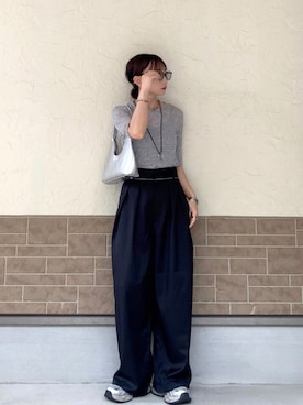 「ReFa（リファ）のアイテム（ビューティーグッズ）」を使った、SIZUさん（レディース・156cm）の春コーディネート