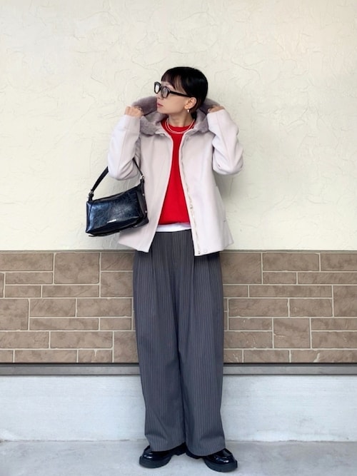 セール】ストライプワイドスラックス（スラックス）｜1chaku