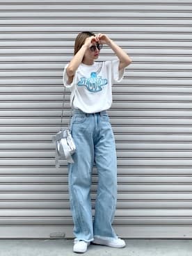 「Ray BEAMS（レイビームス）のアイテム」を使った、SIZUさん（レディース・156cm）の夏コーディネート