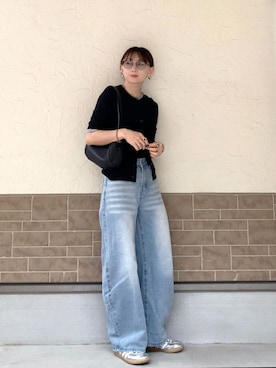 「アイテム（スキンケア）」を使った、SIZUさん（レディース・156cm）の春コーディネート