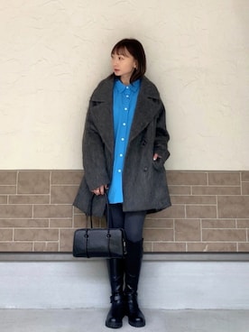 「Ada.（エイダ）のアイテム」を使った、SIZUさん（レディース・156cm）の冬コーディネート