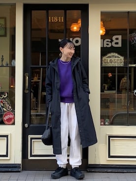 「Dior（ディオール）のアイテム（メイクアップ）」を使った、SIZUさん（レディース・156cm）の冬コーディネート