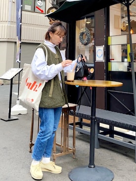 「Lepidos（レピドス）のアイテム」を使った、SIZUさん（レディース・156cm）の秋コーディネート