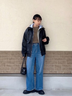 「AIC.（エーアイシー）のアイテム」を使った、SIZUさん（レディース・156cm）の冬コーディネート