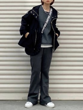 「OMNES Another Edition（オムネス アナザーエディション）のアイテム」を使った、SIZUさん（レディース・156cm）の秋コーディネート