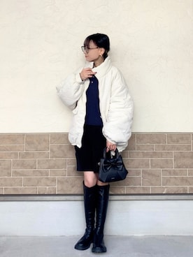 SIZUさん（レディース・156cm）の冬コーディネート