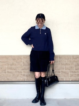 SIZUさん（レディース・156cm）の冬コーディネート