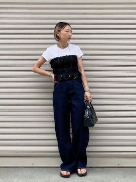 SIZUさん（レディース・156cm）の夏コーディネート