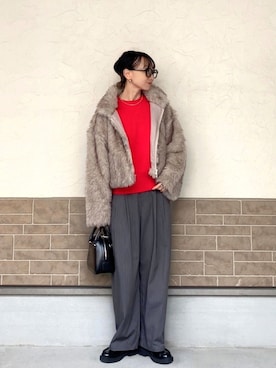 SIZUさん(レディース・156cm)の冬コーディネート