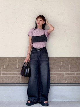 「UGG（アグ）のアイテム」を使った、SIZUさん（レディース・156cm）の夏コーディネート