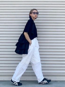 「apres jour（アプレジュール）のアイテム」を使った、SIZUさん（レディース・156cm）の夏コーディネート