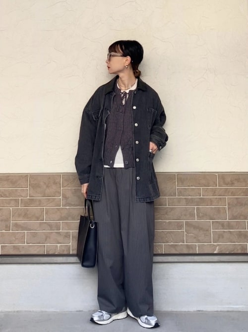 セール】ストライプワイドスラックス（スラックス）｜1chaku