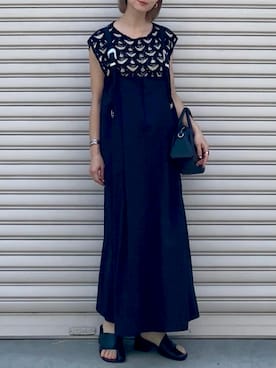 「FREAK'S STORE（フリークスストア）のアイテム（ボストンバッグ）」を使った、SIZUさん（レディース・156cm）の夏コーディネート