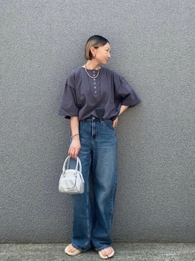 「大人カジュアルコーデ」｜SIZUさん（レディース・156cm）の夏コーディネート