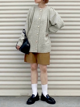 「PHILLY（フィリー）のアイテム（パンツ）」を使った、SIZUさん（レディース・156cm）の秋コーディネート