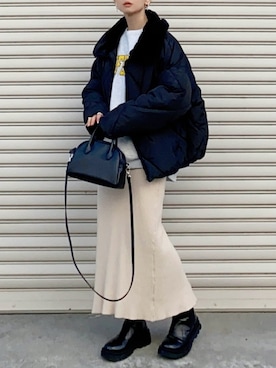 SIZUさん（レディース・156cm）の冬コーディネート