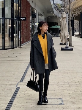 SIZUさん（レディース・156cm）の冬コーディネート