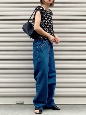 「NOISE MAKER（ノイズメーカー）のアイテム」を使った、SIZUさん（レディース・156cm）の夏コーディネート