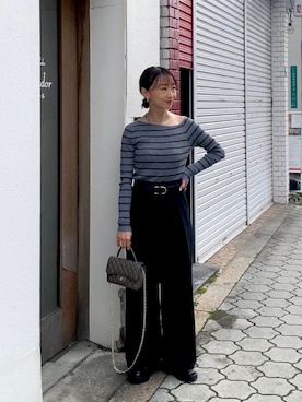 「Dior（ディオール）のアイテム」を使った、SIZUさん（レディース・156cm）の春コーディネート