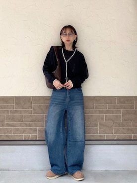 「Aunely（オーネリー）のアイテム」を使った、SIZUさん（レディース・156cm）の春コーディネート