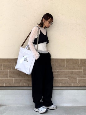 「Re:EDIT（リエディ）のアイテム」を使った、SIZUさん（レディース・156cm）の春コーディネート