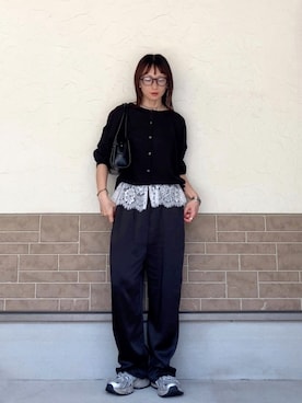 「Aunely（オーネリー）のアイテム」を使った、SIZUさん（レディース・156cm）の夏コーディネート